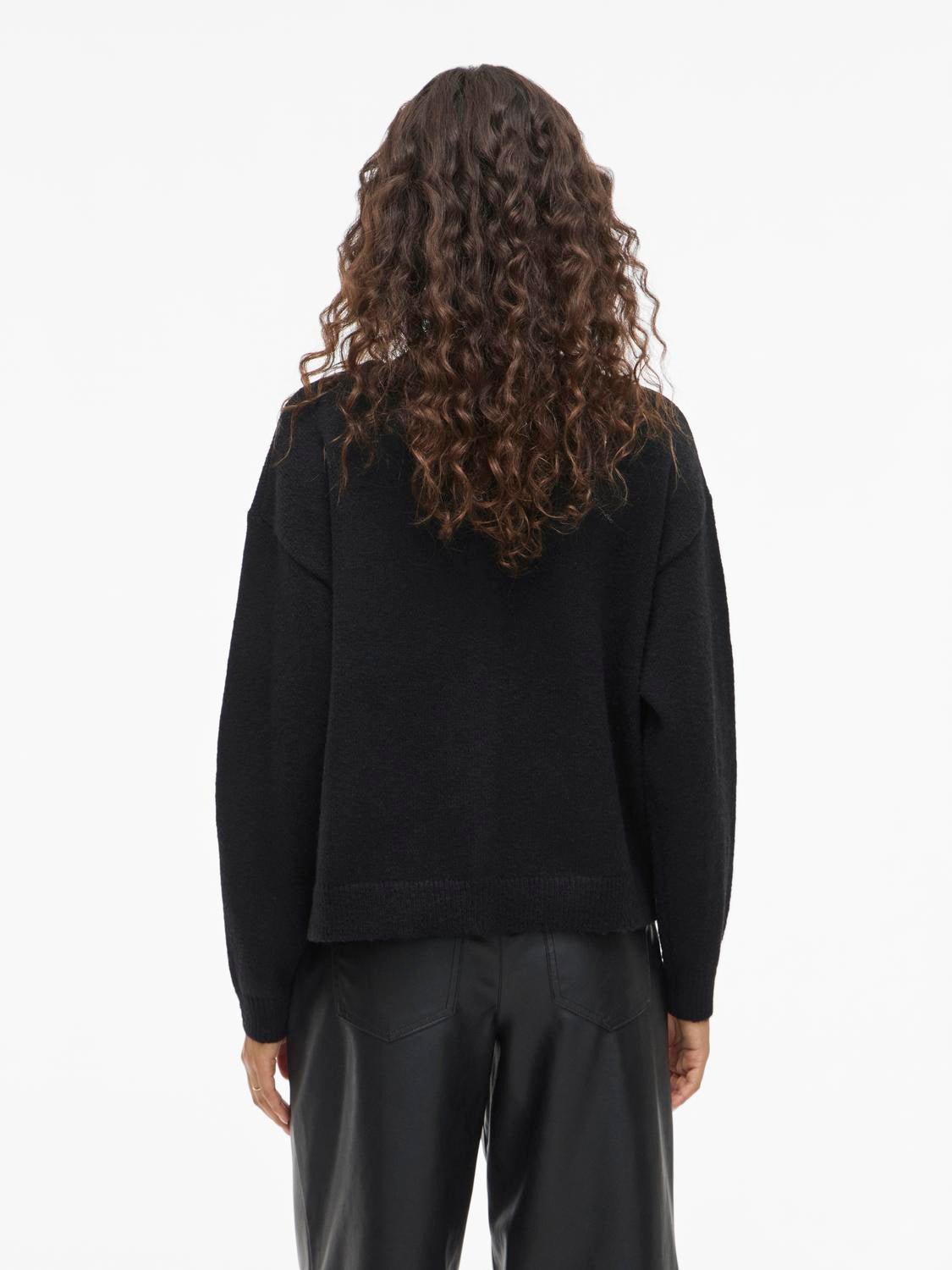 VIBRIANNA Knit Cardigan - Black Beauty - VERO MODA & VILA Bergvik
